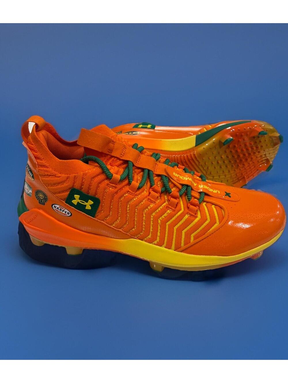 $120 Under Armour Harper 9 Pro TPU LE Bring the Juice Men 14 Baseball Cleats